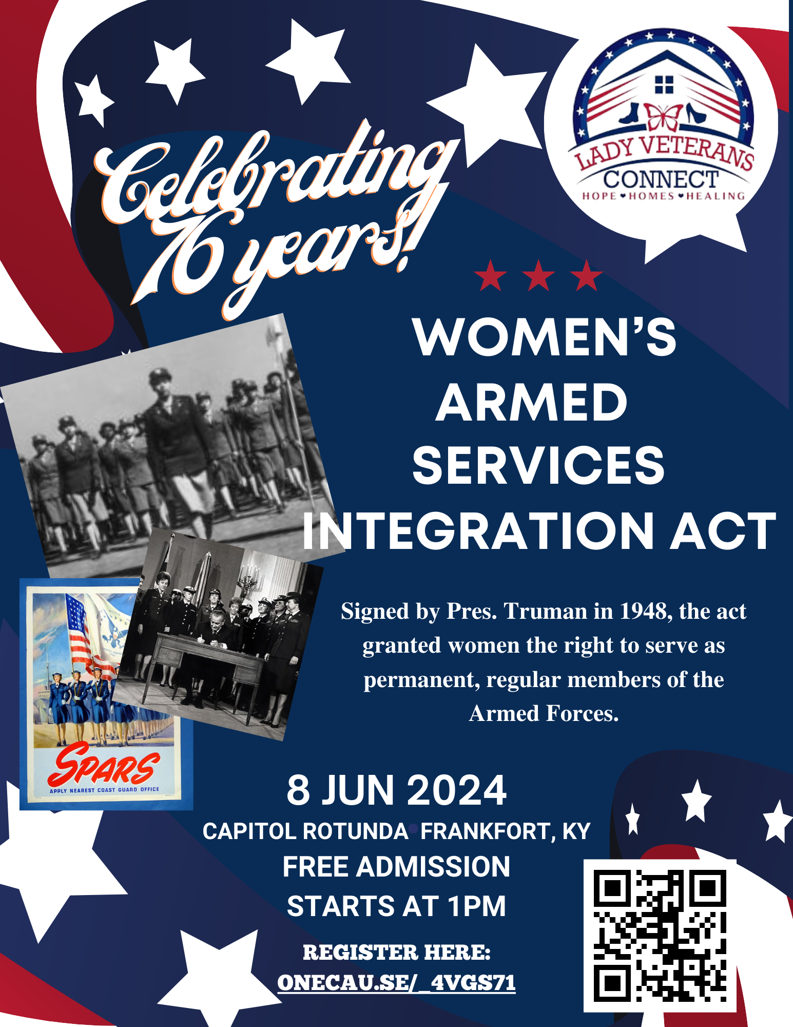 76th Anniversary Celebration Women’s Armed Services Integration Act VRUCK